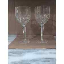 Two Marquis By Waterford 8 1/2 Tall Crystal Goblets picture