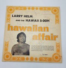 1960s Larry Helm and the Hawaii 5-OOH Hawaiian Affair *SIGNED* Vintage Record  picture