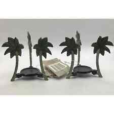 Tradewind Bay Potpourri or Candle Palm Tree Style Cast Iron Stands (2) picture