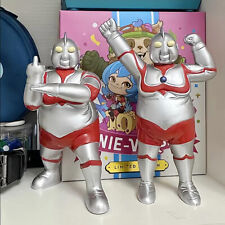 2pcs Ultraman Fat Man Anime Gk Obesity Collections Decorate Model Kid Toy Gift picture