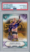 Bill Goldberg Signed Autograph Slabbed 2021 WWE Topps Card PSA DNA Who's Next picture