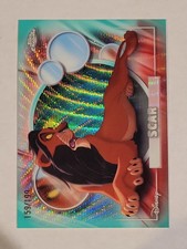 2026 Topps Chrome Disney Aqua Wave Refractor #163 Scar 159/199 picture