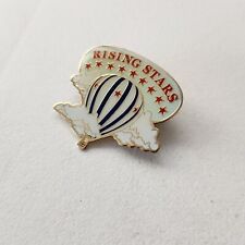 Vintage RISING STARS Hot Air Balloon Pin picture