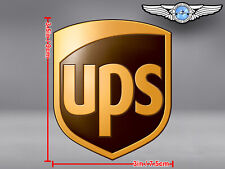 UPS UNITED PARCEL SERVICE CUT TO SHAPE SHIELD LOGO DECAL / STICKER picture