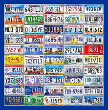 50 STATE SET OF USA LICENSE PLATES LOT IN CRAFT CONDITION picture