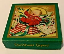 Box of unused Charlot Byj Christmas Cards, 10 cards, boxed, Mid Century.  picture