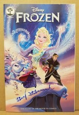DISNEY FROZEN #1 COMIC *SIGNED* BY LIVVY STUBENRAUCH 2015 YOUNG ANNA VOICE ACTOR picture