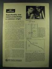 1966 Bell Telephone Laboratories Ad - Superfluidity picture