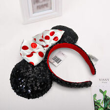 2022 Ears Red Polka Dot Sequins Disney Resort Disney Parks Minnie Mouse Headband picture