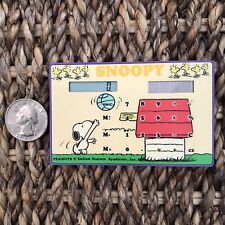 Peanuts Snoopy Solar Calculator Pocket Size Rare picture