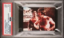 1974 Bruce Lee Chuck Norris Yamakatsu Way Of The Dragon Japan Card #89 PSA 5.5 picture