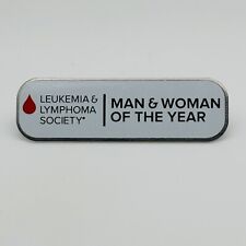 Leukemia & Lymphoma Society Man & Woman Of The Year Metal Pin - Lapel, Hat picture