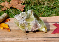 Green and Lavender Calcite Rare Natural Rough Specimen to Calm Balance Emotions picture