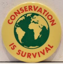 1983 Conservation Is Survival Environmental Campaign Greenpeace Planet Protest picture