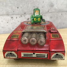 Robot Space Tank Space Explorer X-8 Yoshiya tin plate 50's Used picture