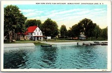 New York State Fish Hatchery Bemus Point Chautauqua Lake New York NY Postcard picture