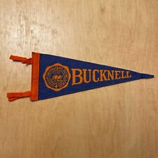 Vintage 1950s Bucknell University 4x9 Felt Pennant Flag picture