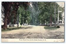 1908 Front Street Linden Street Exeter New Hampshire NH Vintage Antique Postcard picture