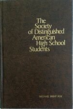 The Society of Outstanding American High School Students (HC 1979) W/ Slipcover picture