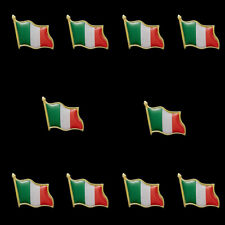 10PCS National flags Enamel Pin Italian Country Flag Brooch Pin Decor picture