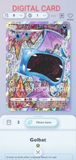 Golbat Pokemon Pocket Mobile Game Genetic Apex Set ☆ Rare Card For Trade picture