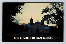 Socorro NM-New Mexico, Church Of San Miguel, Historic Mission Vintage Postcard picture