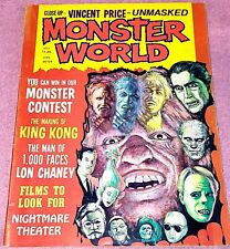 Monster World #2 May 1975 Mayfair Publications VINCENT PRICE/KING KONG VG-FINE picture