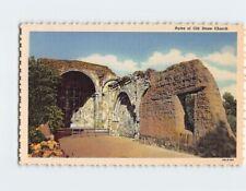 Postcard Ruins of Old Stone Church, Mission San Juan Capistrano, California picture