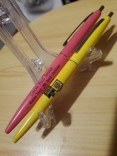 VTG Wayne Feeds NK Seed Pen Lot Greeley Iowa Bic Clic Pink Yellow picture