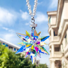 NEW AB Car Hanging Suncatcher Fengshui Prism Crystal Glass Chandelier Pendant picture