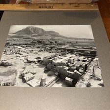 Antique Corinth Council House Byzantine Church Mounted Roman Architecture Photo picture