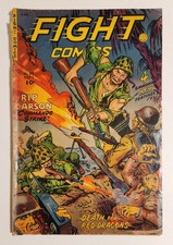 Fight Comics #82 (1952, Fiction House) POOR LOW GRADE CUT-OUT picture