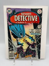 Batman's Detective Comics 464 DC 1976 Bronze Age Comic Black Spider picture