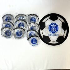 LOT of  10:  Hofbrau Munchen Munich Beer Fold Up Frisbee Soccer Ball Pattern picture