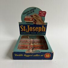 Vintage Apothecary Advertising Display St. Joseph Aspirin Box & 6 Tins picture