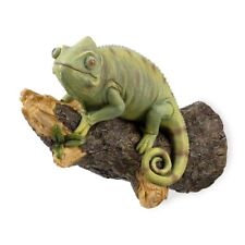 Chameleon Lizard Figure Realistic Rare Home Outdoor Décor Resin Statue Figurine picture