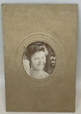Vtg Photo Booth Penny Arcade Photo Victorian Woman Talking On Old Telephone picture