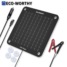 ECO-WORTHY 10W Watt 12V Mono Solar Panel Trickle Charger Kit Waterproof Car Boat picture