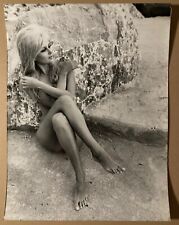 Italian pinup photo of barefoot Pamela Tiffin in Rome 1969 Paolo di Paolo photo picture