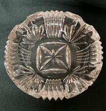 Vintage Federal Glass Georgetown Clear Ashtray 4