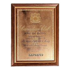 Vintage Bar Decor CANADIAN CLUB C.C. WHISKEY Mirror-Man Cave/Home Bar 21” X 16” picture