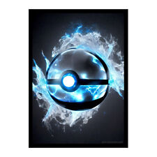 HOLO SLEEVES Pokemon - Pokeball (60pcs) - Pokemon Trading Card Game Card Cases picture