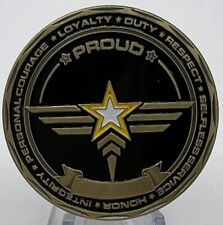 * US Army Proud Army Challenge Coin With Army Core Values Call On Me Brother picture