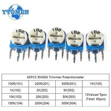 13 Values 100R~1M 101 102 103 104 1K 10K 100K Trim Pot Trimmer Potentiometer picture
