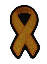 ORANGE RIBBON FOR LEUKEMIA AND MULTIPLE SCLEROSIS AWARENESS PATCH picture