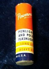  Vintage Powermaster Heavy Duty AA Battery. ~  DISPLAY COLLECTIBLE non working picture