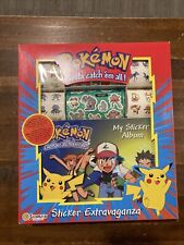 1999 POKEMON STICKER EXTRAVAGANZA NEW FACTORY SEALED UOPENED BOX 190+ STICKERS picture