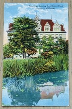 VTG Postcard University of Chicago Botany Pond Physiology Building UNPOSTED 1910 picture