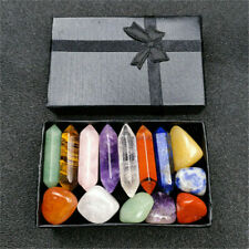 Set of 24x Healing Crystal Natural Gemstone Reiki Chakra Collection Stone Kit_US picture