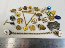 Collection Lot Vintage + Antique Fraternal Scouting Jewelry and Memorabilia - Q2 picture